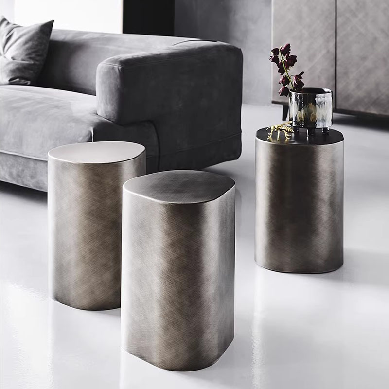 Unique Table Accessories - Couchtisch mit Metalldekoration, industrielle Einzigartigkeit, Accessoires,