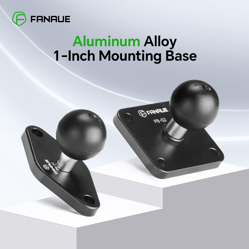Ram Tablet Accessories - FANAUE 1-Zoll-Kugeladapter aus Aluminiumlegierung, 25/20/17 mm