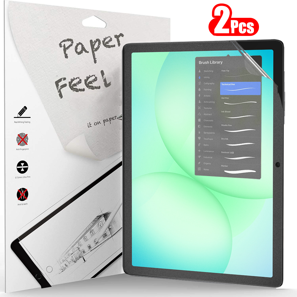Tablet Accessories Samsung - 2 Stück Papiergefühl wie Displayschutzfolie für
