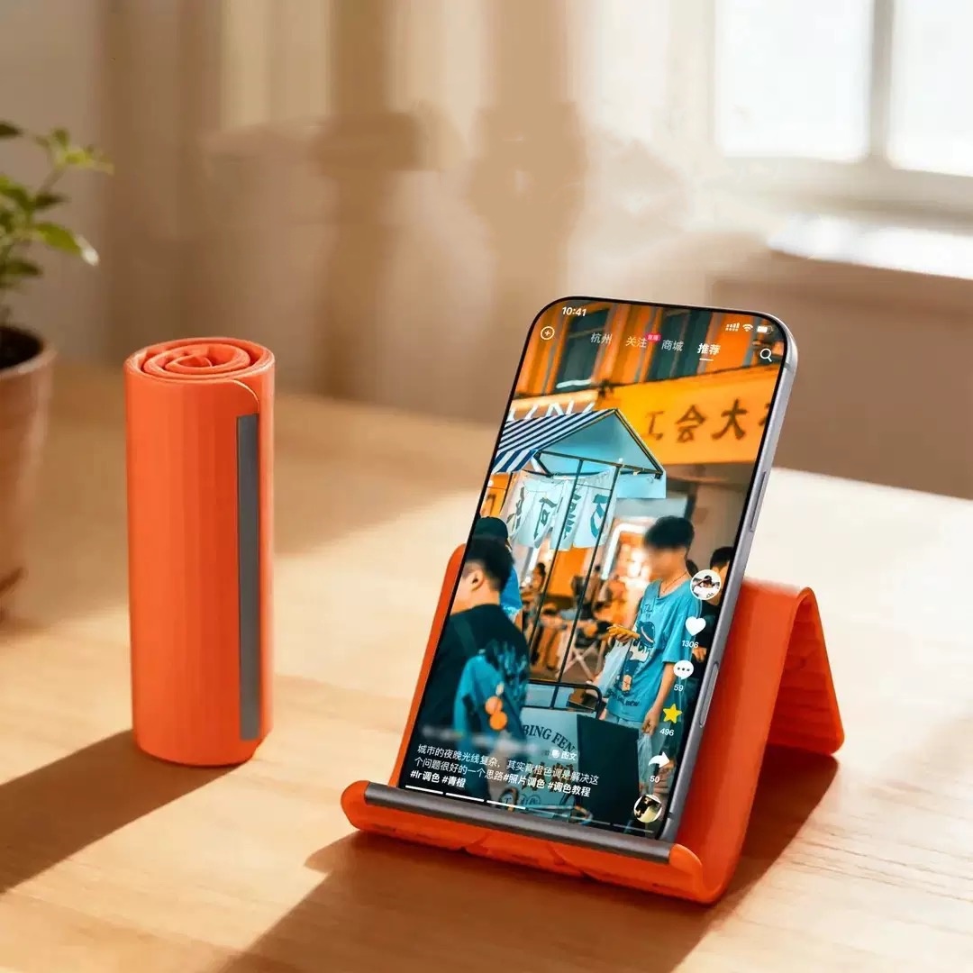 Tablet Stand Accessories - Flexibler Tragbarer Telefonständer aus Silikon für