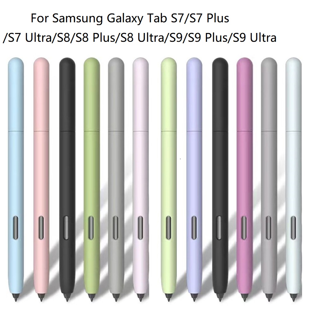 Tablet Accessories Samsung - Ergonomische Anti-Rutsch-Tablet-Touch-Feder mäppchen Silikons tift Schutzhülle