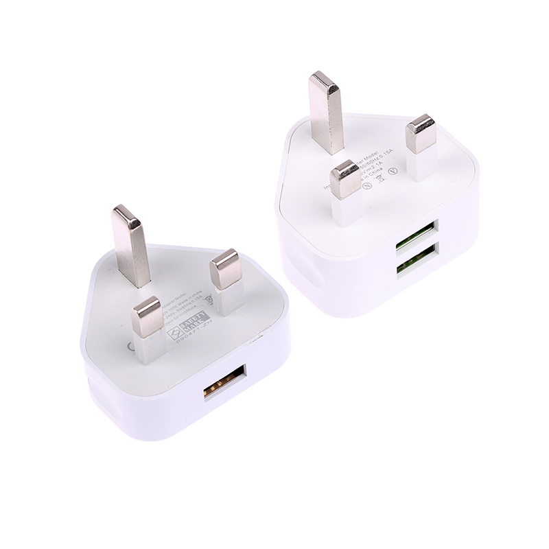 UK 3-Pin-Stecker Dual-USB-Adap – Tablet Accessories Uk Bewertung und Preis