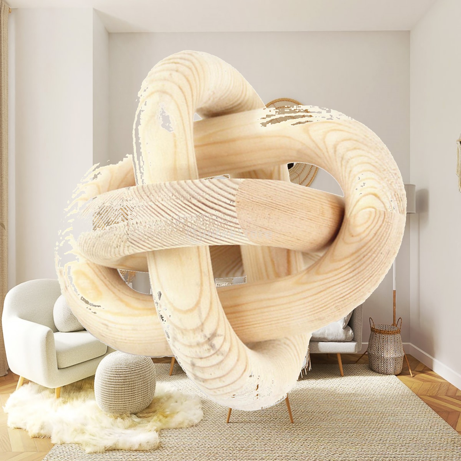 Holzkettendekoration, 3-gliedr – Unique Table Accessories Bewertung und Preis