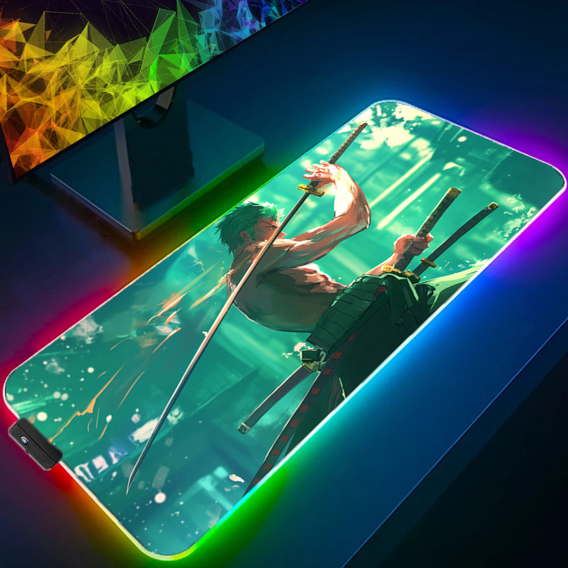 ONE PIECE Zoro Mauspad RGB Gam – Tablet Accessories Keyboard Bewertung und Preis