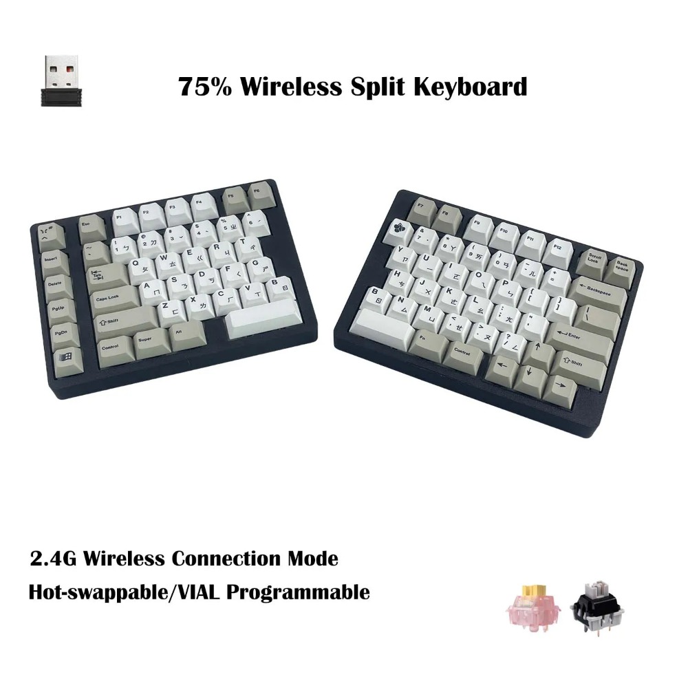 WS75 Ergonomische geteilte mec – Tablet Accessories Uk Bewertung und Preis