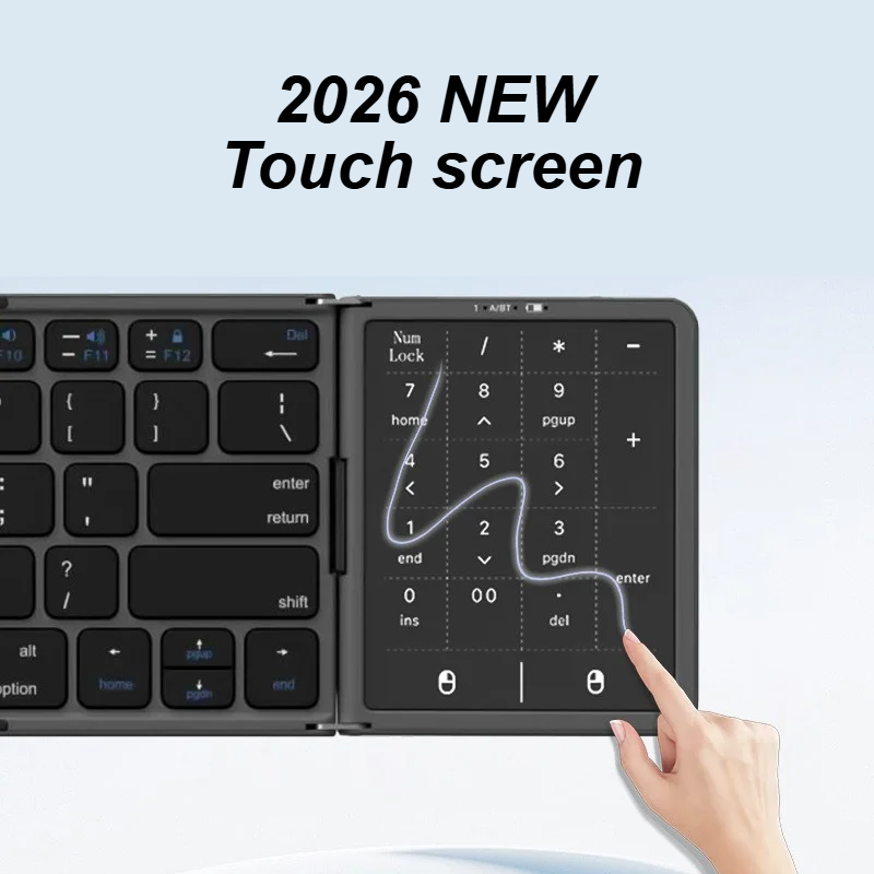 Neue dreifach faltbare Bluetoo – Tablet Accessories Keyboard Bewertung und Preis
